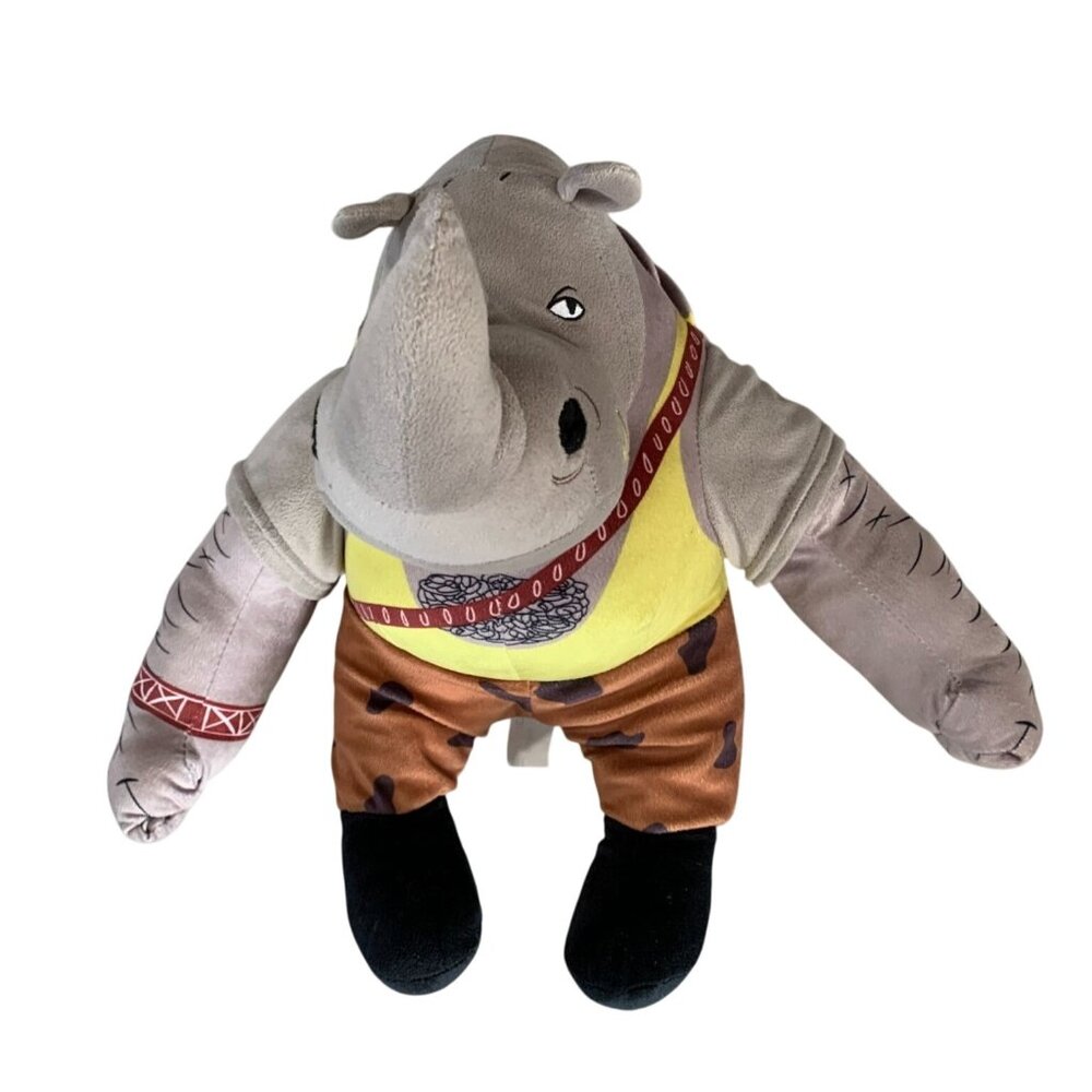 Teenage Mutant Ninja Turtles Mayhem Rocksteady Plush stuffed Animal Doll Toy 15